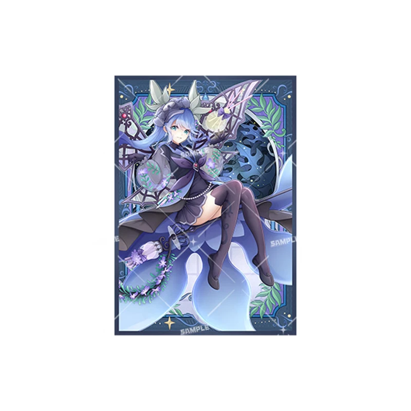 60PCS Yu-Gi-Oh! Board game card protective case Black and White Witch White Forest Anime game collection card holder gift