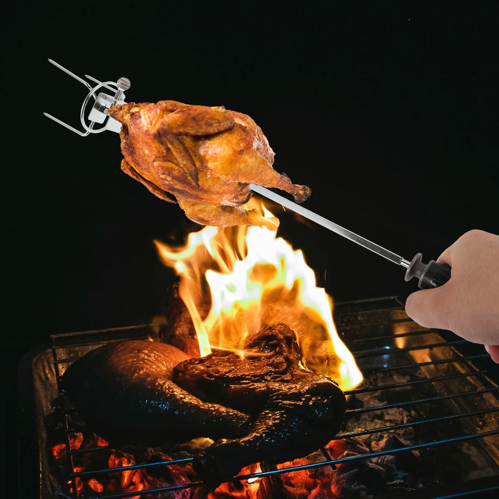 

Barbecue Fork Utensils Chicken Grills Supply Outdoor Home Forks Meat Roast Fish Grilled