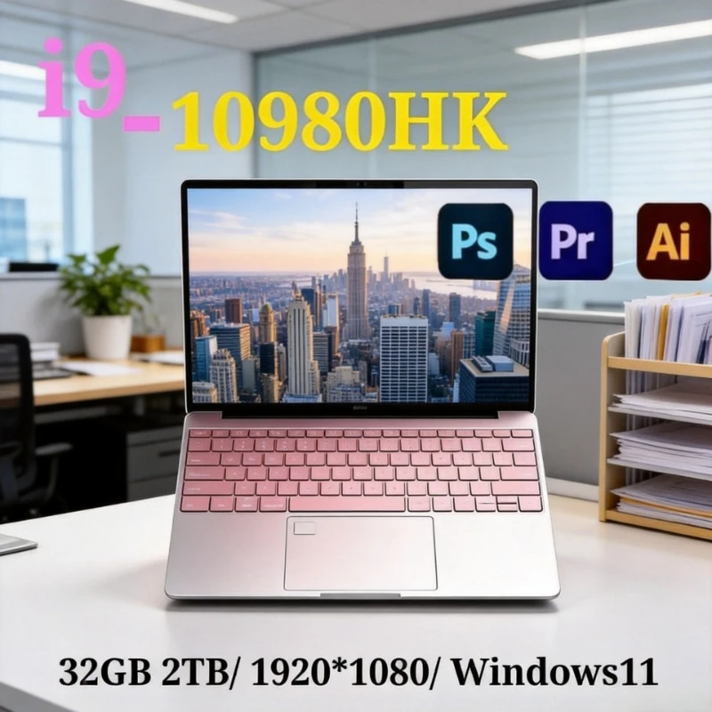 

LENO Intel Core i9 10980HK High-Performance Laptop 15.6",2TB SSD,32GB RAM,Windows 11 Pro,Portable Notebook PC for Office Study
