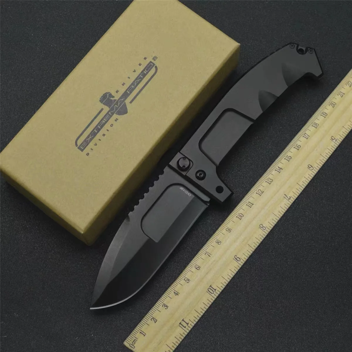 Cuchillo plegable resistente para caza de campo, herramienta de rescate de emergencia, práctico para llevar, cuchillo de autodefensa, cuchillo