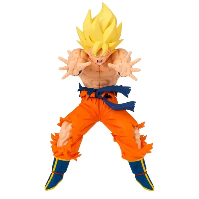 Original Bandai BANPRESTO DRAGON BALL MATCH MAKERS Super Saiyan Son Goku VS Cooler Anime Figure Model Toys Collection In Stock