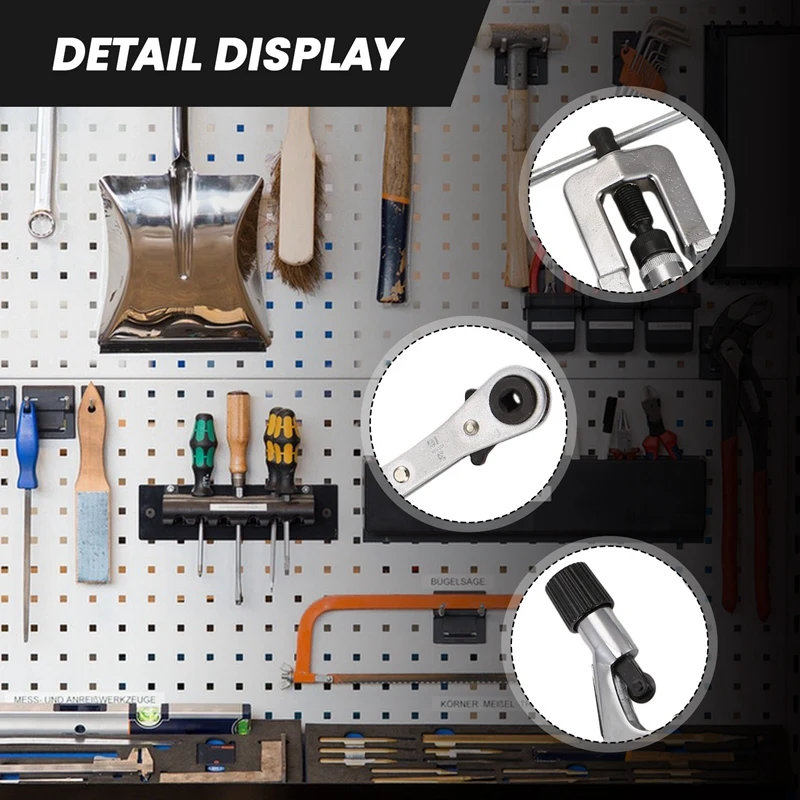 Single Flaring Tool & Swaging Tool Kit For HVAC, Tubing, Copper Pipe Flaring With Tubing Cutter & Ratchet Wrench