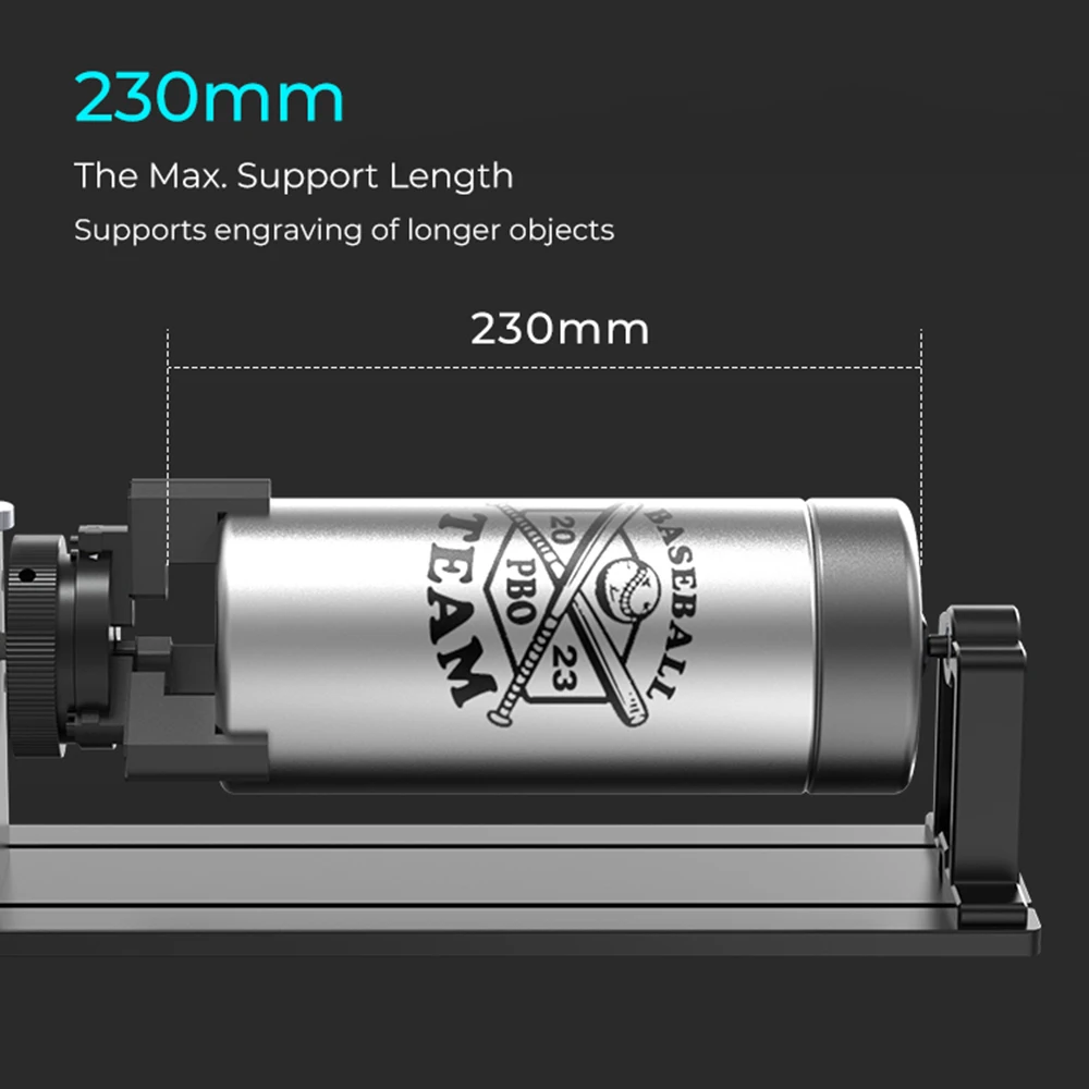 Creality Rotary Kit Pro 3 in 1 Jaw Rotary Roller Multifunctional Laser Engraver Attachment Use for Cylindrical Objects Wine Glas