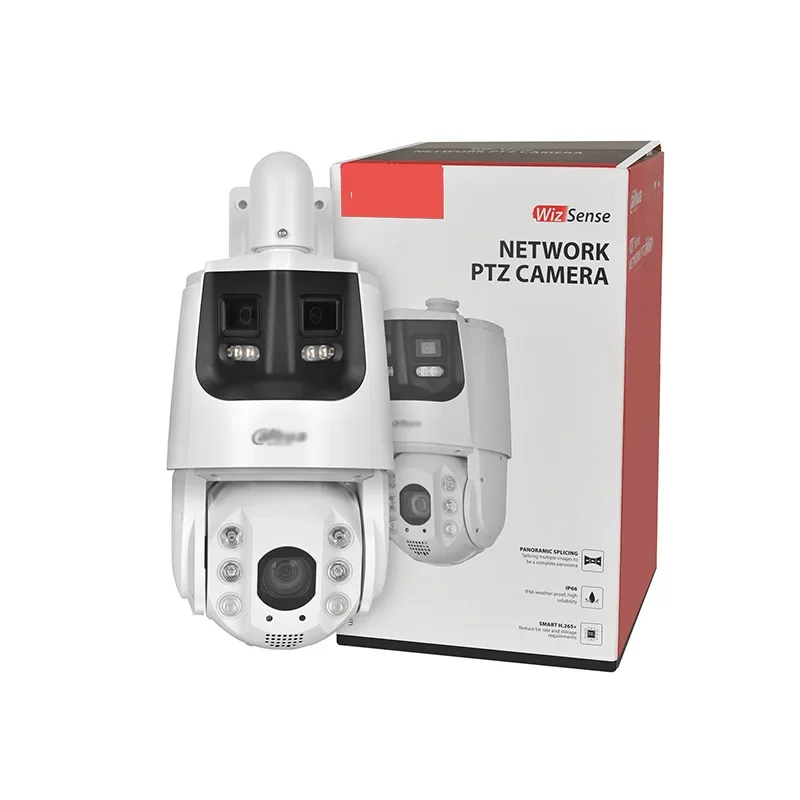 Kamera Jaringan Mini Hubble Wizmind PTZ Panoramic 360 Multi-Sensor 16 MP Da Hua CCTV PSDW81642S-A360-D425