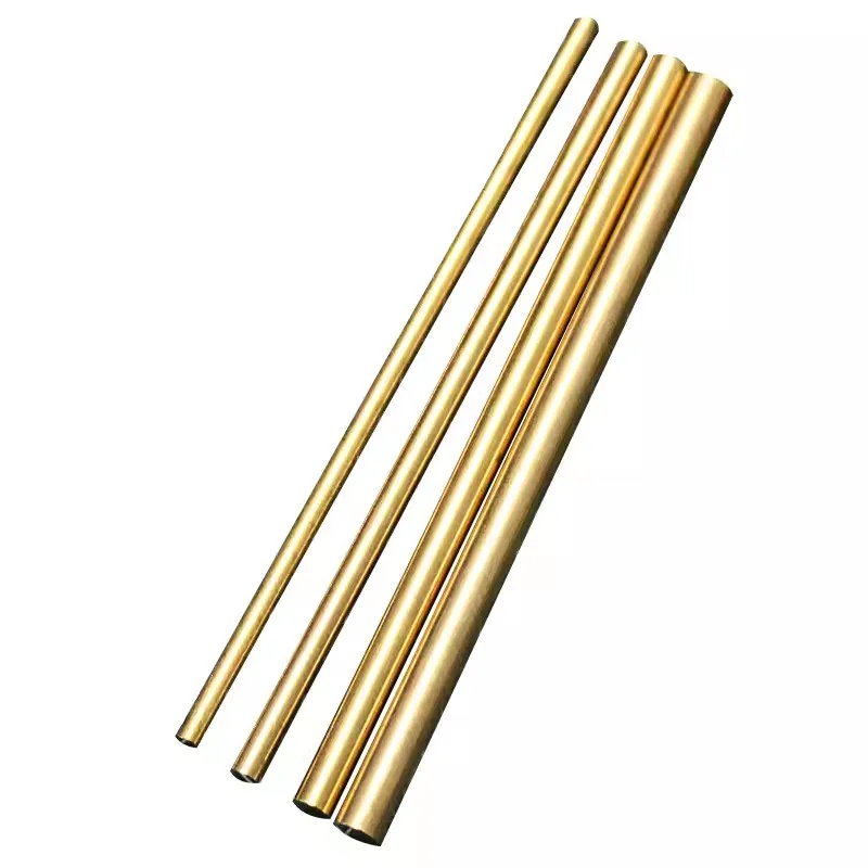 Imagem -04 - Pequeno Pino Redondo Rebite Barra de Bronze Punho da Faca Material Sólido H62 10cm Diâmetro mm a mm Pcs
