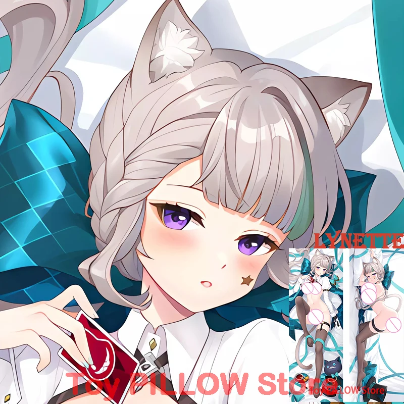 

Dakimakura anime дакимакура Двусторонняя накидка на подушку для тела Dakimakura anime Lynette(Genshin Impact)
