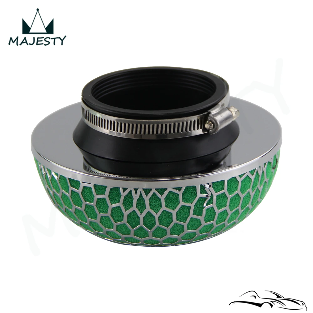 Green Universal 3'' 76MM Mushroom Mesh Turbo/Cold/Short Ram Air Intake Filter