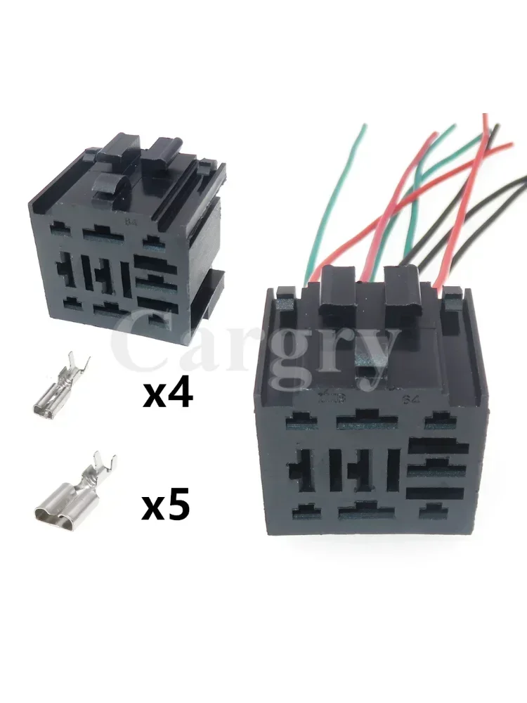 1 Set 9P 161937501B Auto-Relais-Steckverbinder Kfz-Sicherungssteckdosen AC-Baugruppe Auto-Modifikationsstecker Zubehör