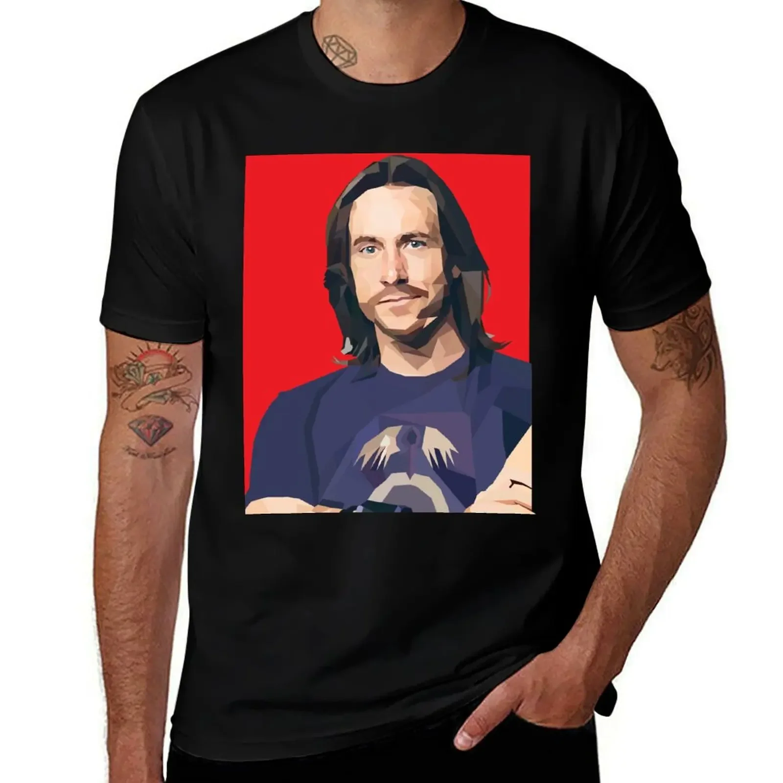 Matthew Mercer Low Poly T-Shirt custom t shirt oversized t shirt graphic tee shirt Man t-shirt outfits for men