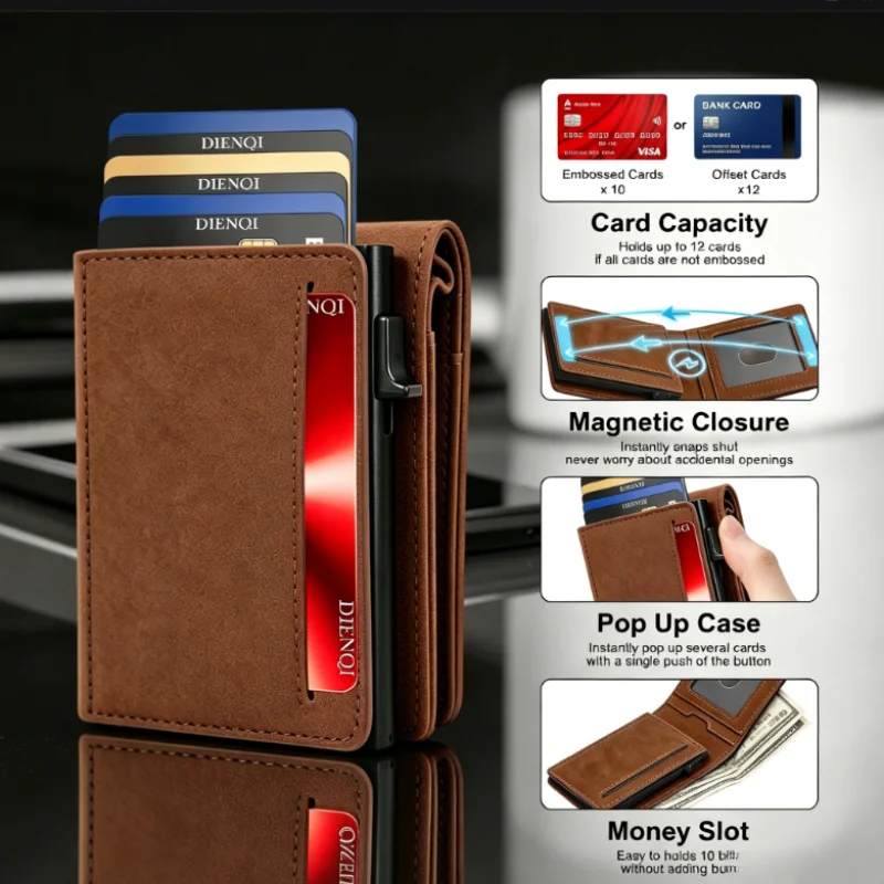 Minimalist Bifold Card Holder  - Card Case Minimalist 评论和价格