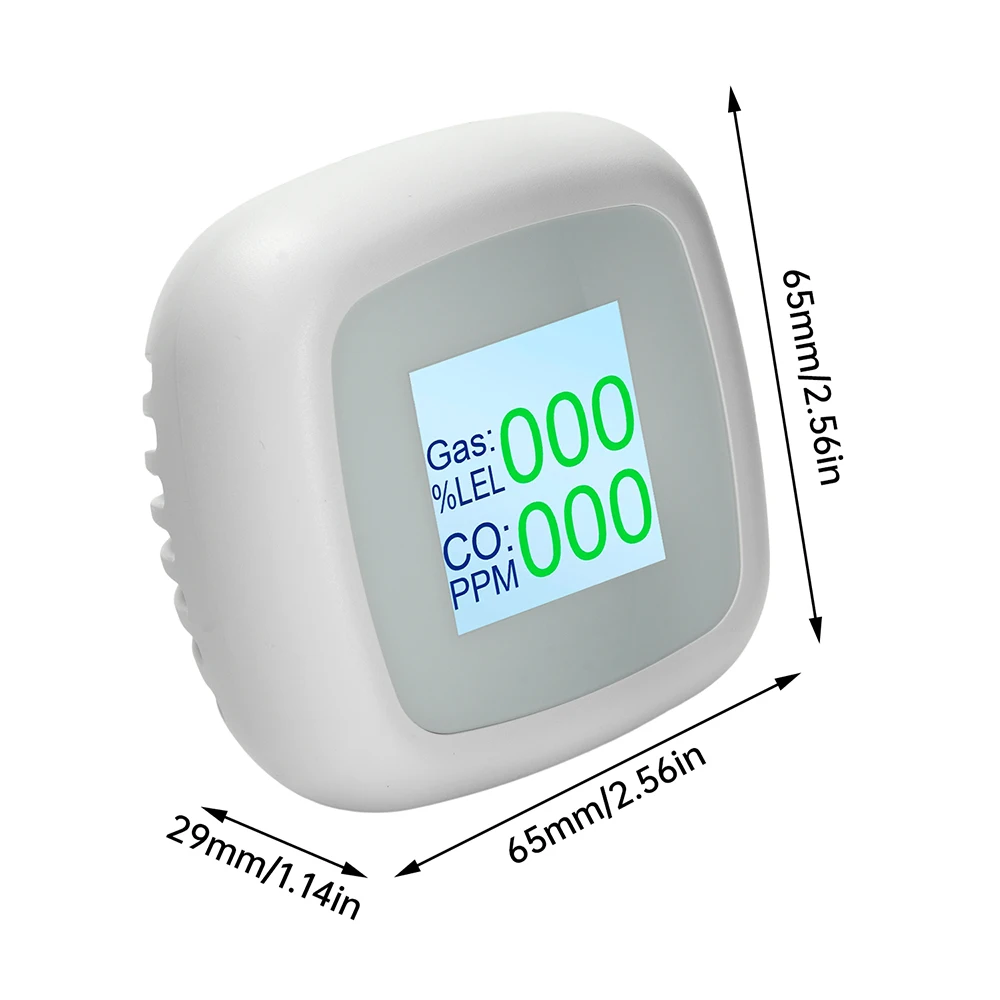 واي فاي كاشف الغاز القابل للاحتراق CO إنذار الغاز مستشعر كشف الغاز الرقمي اختبار تسرب الغاز إنذار الصوت كاشف جودة الهواء الذكي