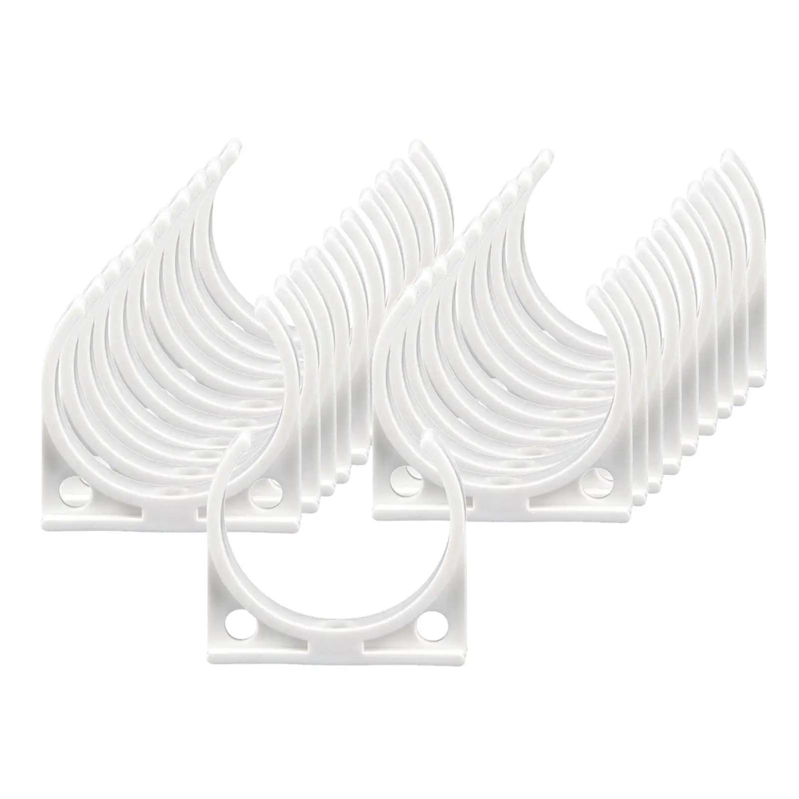 Universal Plastic Double Clamp Filtration Bracket for Reverse Osmosis Water Filter System Installation Support
