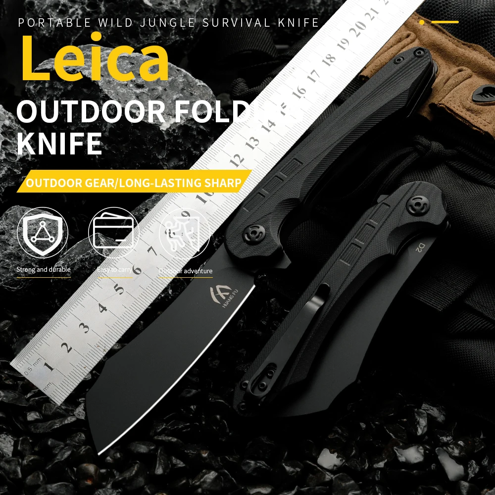 

High quality multifunctional folding knife - survival knife for outdoor camping, hunting, and emergency situations, men's gift