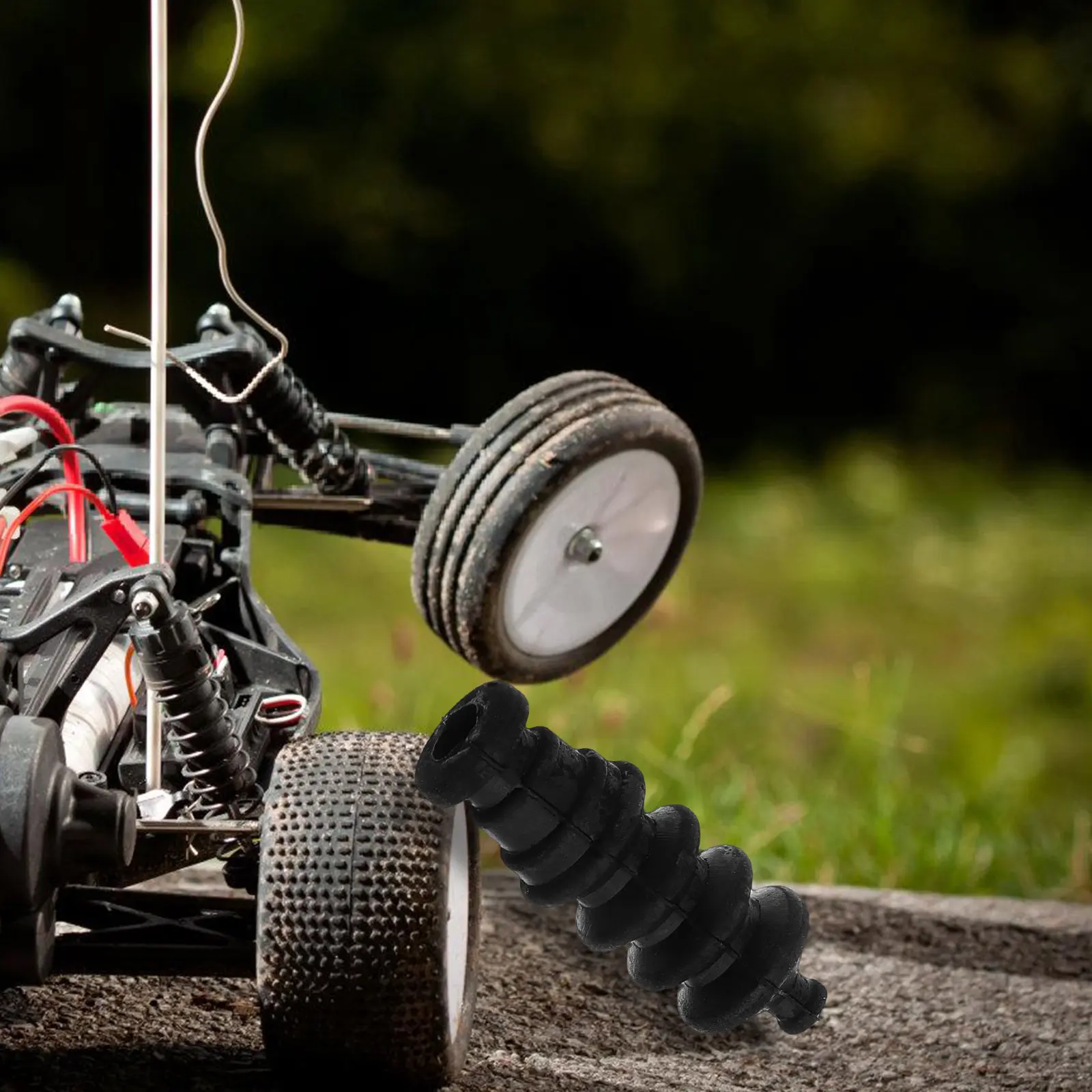 

4 Pcs 38mm Rubber Seal Boat Model Cover Waterproof Protector Accordion for Pull Rod