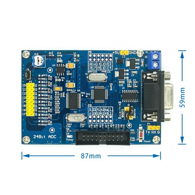 ADS1256 24-Bit AD hochpräzises Erfassungsmodul 24-Bit ADC STM32F103C8T6 AD-Modul