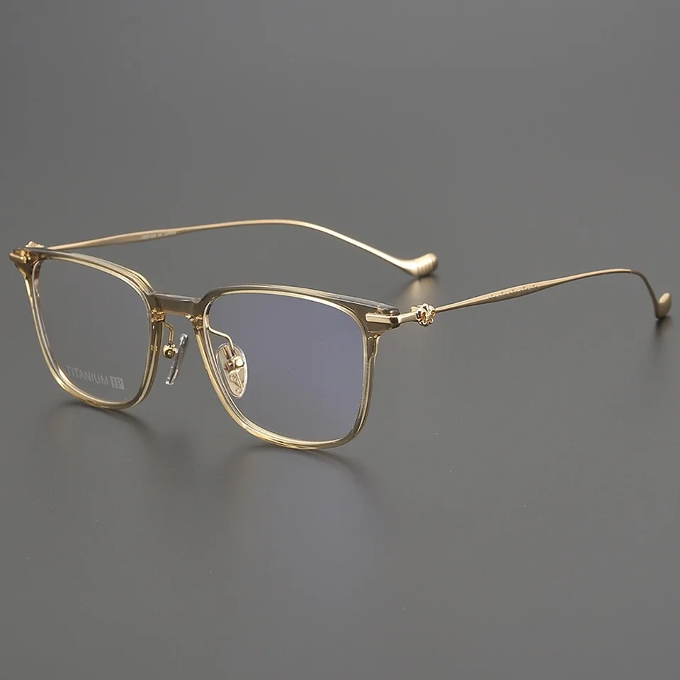 

Новинка 2025 года, мужская оправа для близорукости, женские интегрированные модные эстетические индивидуальные классические ретро оптические очки по рецепту UV400