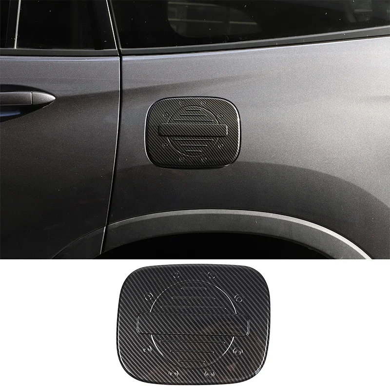 

For Honda Pilot 2015 2016 2017 2018 2019 2020 2021 2022 ABS Carbon Fiber Car Fuel Tank Cover Trim Sticker Car Accessories