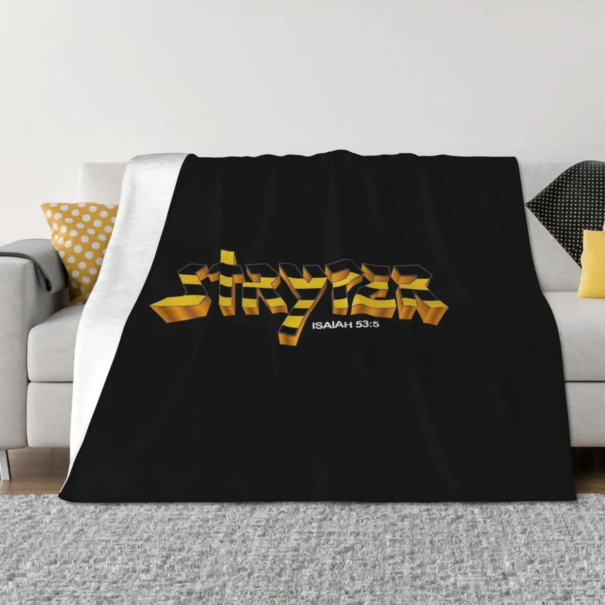 

Stryper - Logo Throw Blanket Kid'S Multi-Purpose For Decorative Sofa Nap Blankets