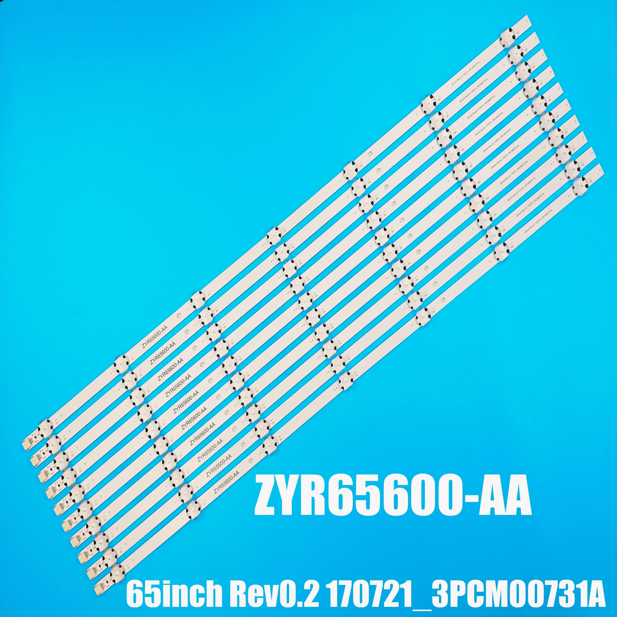 

LED strips 65GUB8862 65GUB8865 65GUB8866 65GUB8867 L G Innotek Arcelik 65Inch Rev0.2 170721 3PCM00731A ZYR65600 AA