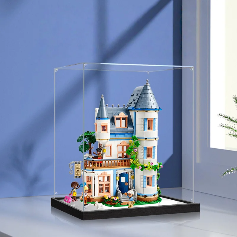 3mm Dustproof Display Box for lego 42638 Castle Bed and Breakfast Display Case Storage Box Organizer(Lego Set not Included)
