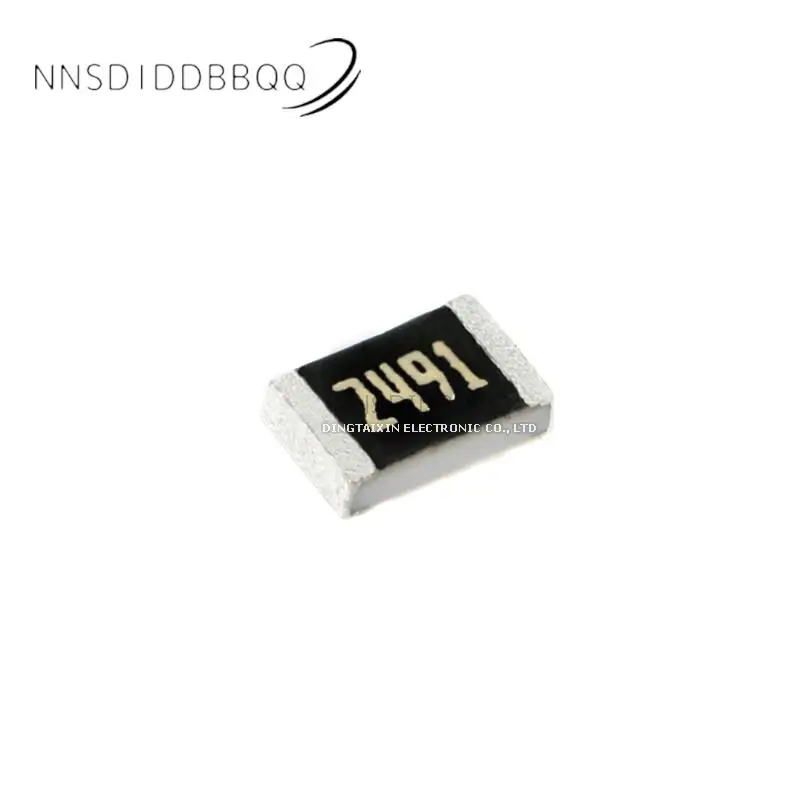 20 peças 0805 chip resistor 2.49kΩ (2491) ± 0.1% arg05btc2491 smd resistor componentes eletrônicos