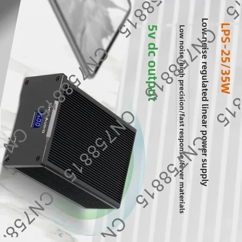 

with voltages of 5V, 9V, 12V, 15V and 18V, is a DC ultra-low noise DC linear regulated power，The new 25-watt LHY audio LPS
