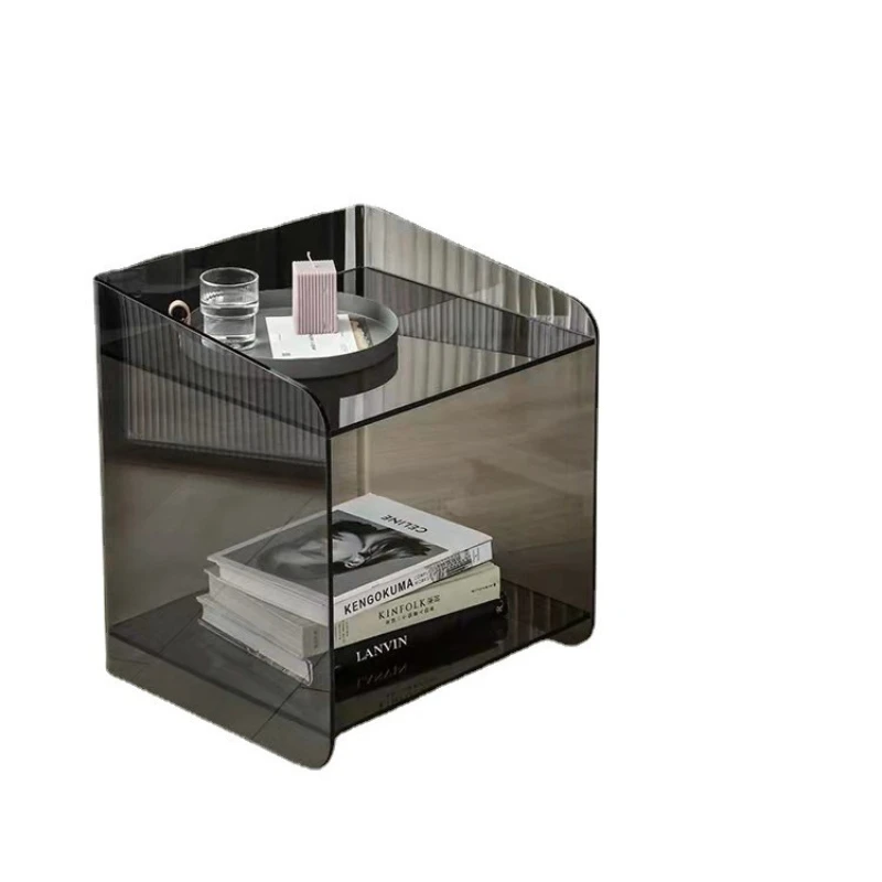 Gamer Cabinet Narrow Bedside Table Nightstands Auxiliary Round Drawer Side Bed Room Open Mesa De Cabeceira Cabinet Coffee Tables image 5