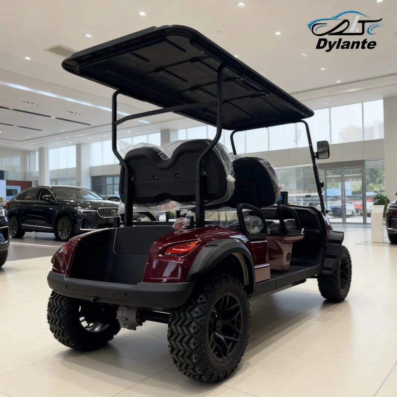 2025 شارع عربات الغولف القانونية نموذج جديد رفع الصيد بطارية ليثيوم 60/72 فولت عربة جولف كهربائية جميع التضاريس على الطرق الوعرة مركبة #3