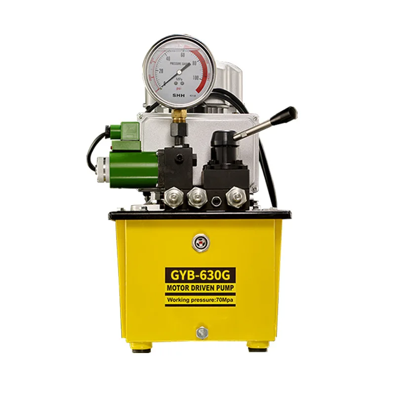 Ultra High Pressure Electric Pump Hydraulic Press Three Loop Solenoid Valve Hydraulic Oil Pump with Foot Control