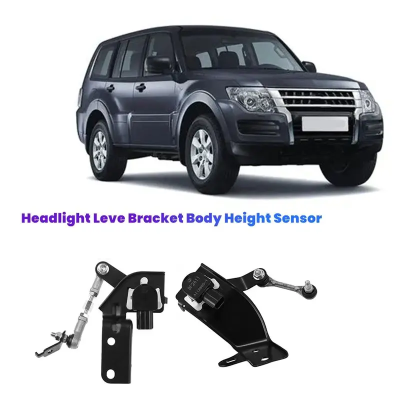 Superior-1Pair Front 8651A064+Rear 8651A065 Headlight Sensor For Pajero Montero 4 IV V8 V9 06-16 Body Height Sensor