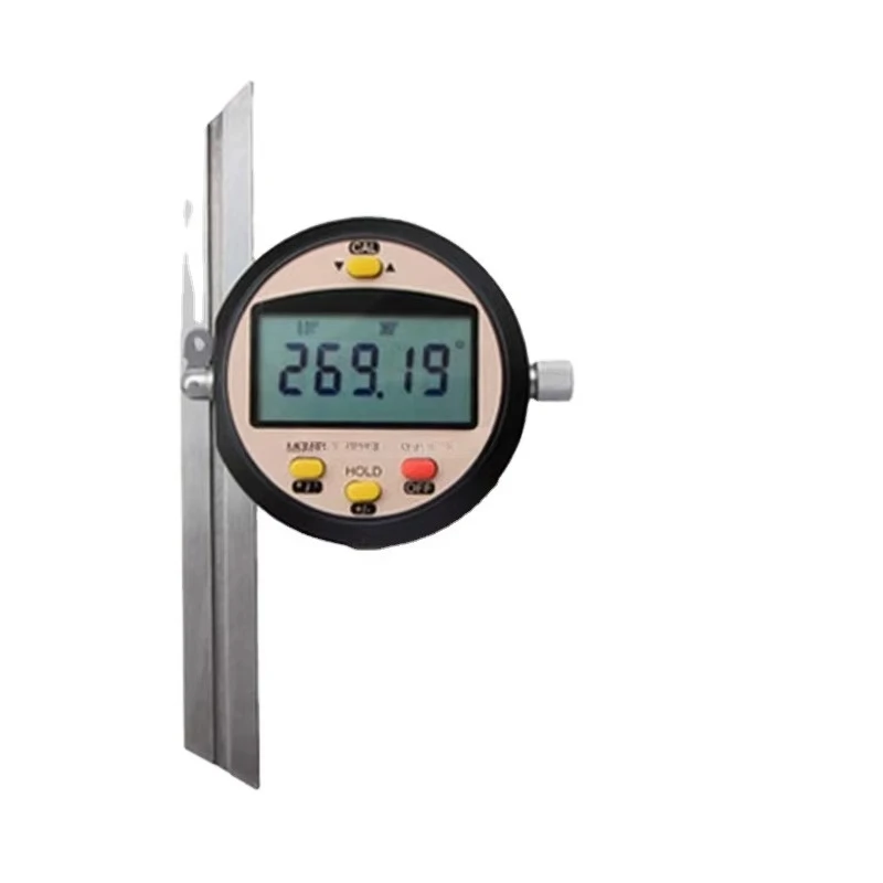 

Универсальный цифровой угломер 360 градусов с лезвием из нержавеющей стали, универсальный угломер-транспортир