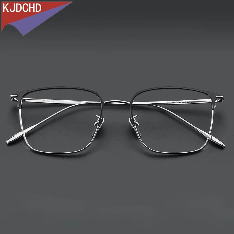 Big Square Bifocal Doctor Prescription Eyeglasses Men Titanium 1.74 Multifocal Glasses Progressive Optical Photochromic Eyewear