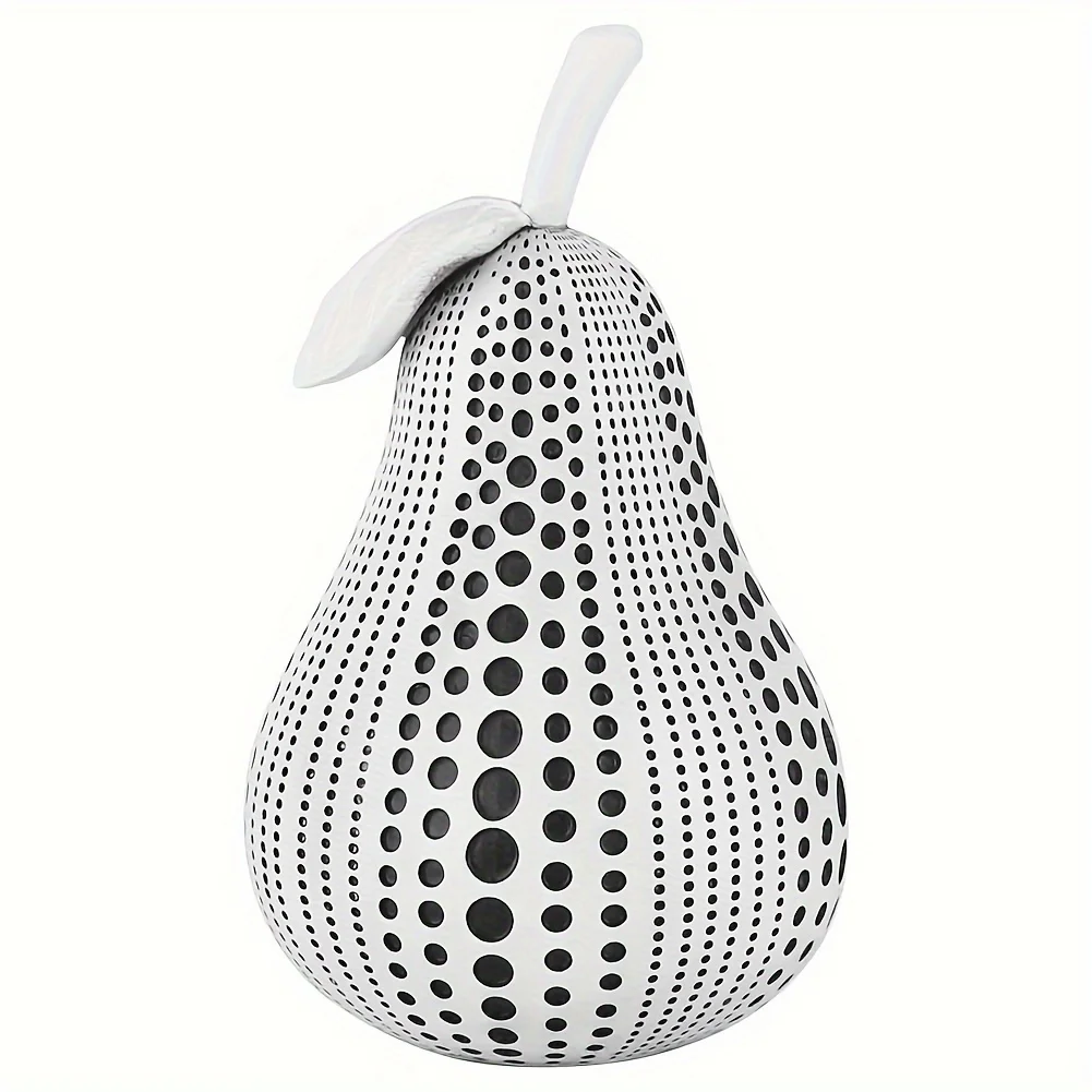 Modern Abstract Pear Shaped Resin Art Statue Multifunctional Home Office Decoration, Suitable For Desktops, Bookshelves, And