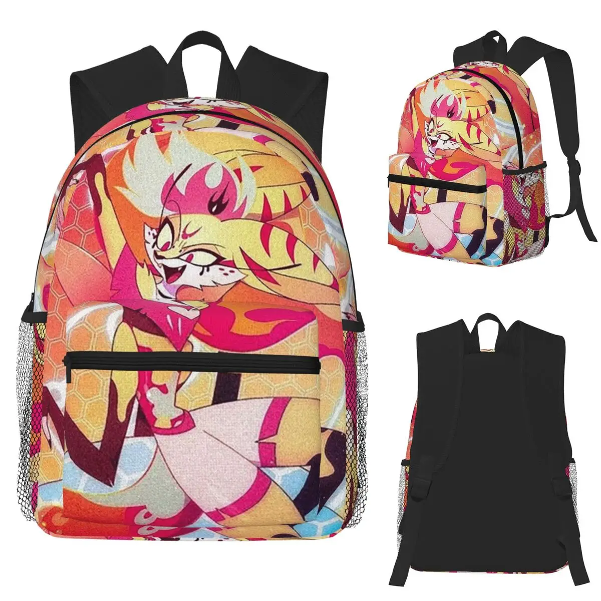 

Helluva Boss Beelzebub Student Backpack School Bag Hiking Travel Daypack for Boys Girls Fashion Bookbag Shoulder Bags