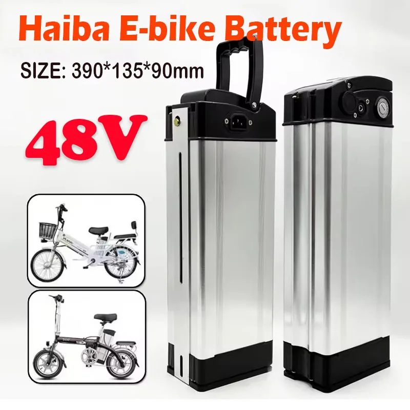 Original 36V/48V High Quality 20Ah/30Ah Haiba E-bike Battery,500W 750W 1000W High-power 18650 Lithium Ion Battery Pack