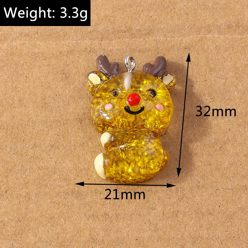 10 Stück niedlichen Cartoon Meeres lebewesen Meerjungfrau Charms Tintenfisch Anhänger für Schmuck machen Halskette Ohrringe DIY Zubehör liefert – Detail 15