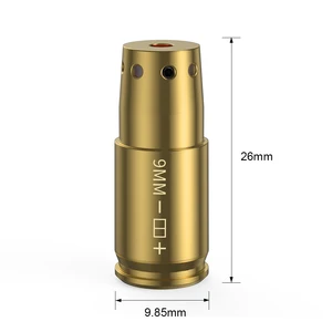 Quick Zeroing & High Accuracy Laser Sight for 9MM – No Adjustment Required.