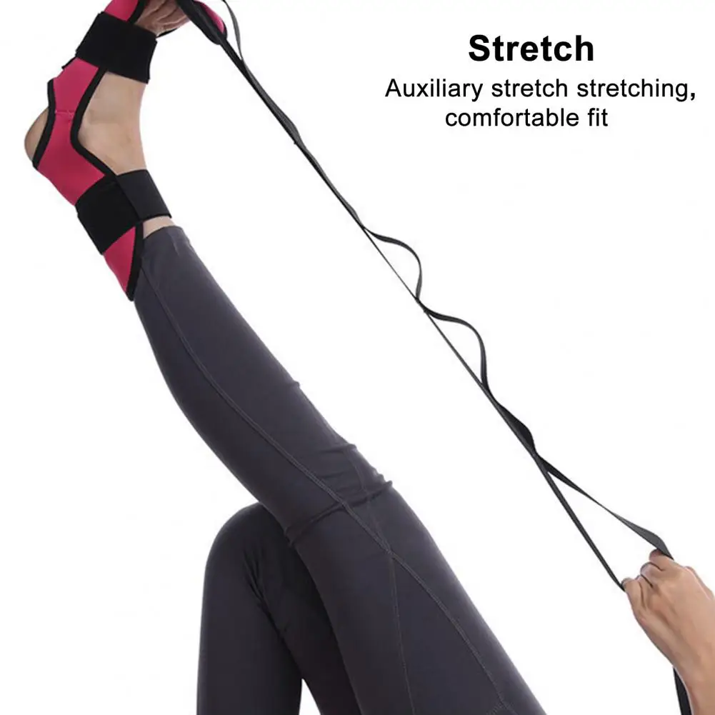 Beentrainingsband Yoga Band Zeer Elastische Yoga Stretchband Voor Beentraining Gymnastiek Ademend Slijtvast Met 7