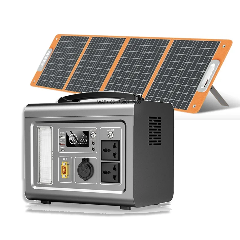 500 Watt Portable Power Station Solar Generator 500 Watt 1000 Watt Inverter Pure Sine Wave Free Energy Built-in  Controller