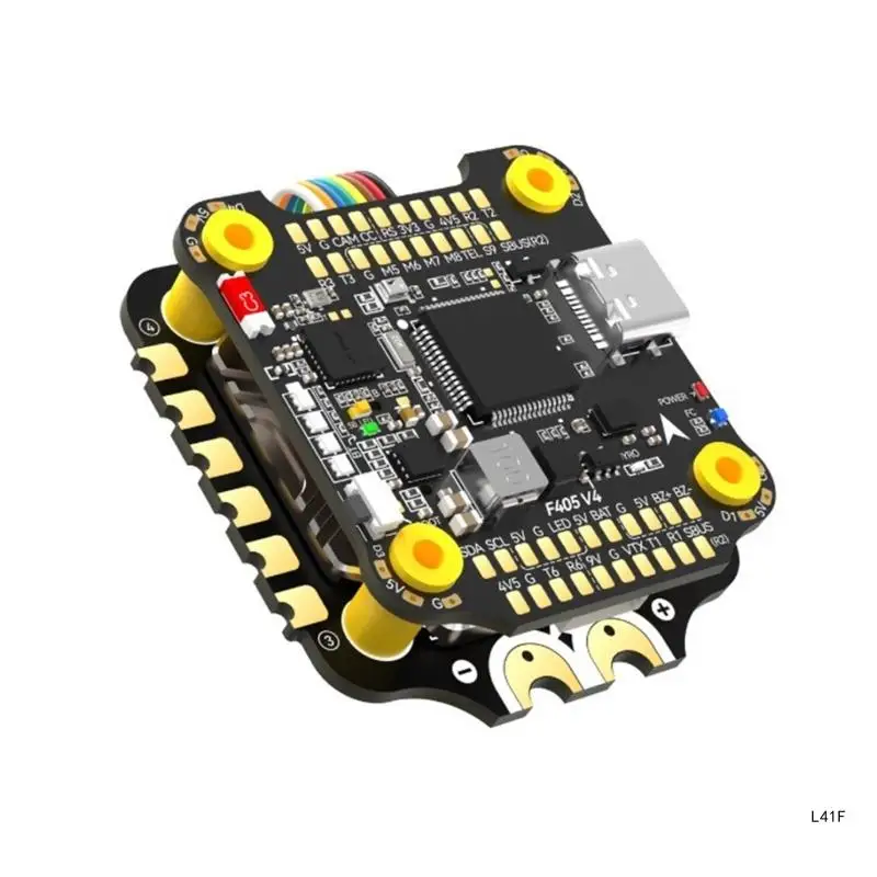 

Advanced 60A 4in1 Flight Stack for FPV, 30x30 Size, Wireless, Blackboxes