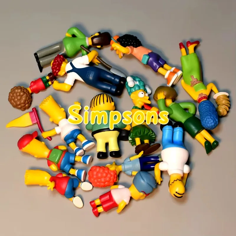 Simpsons: 14 Family Portrait Figurines, Model Dolls, and Toys That Can Be Collected As Gifts