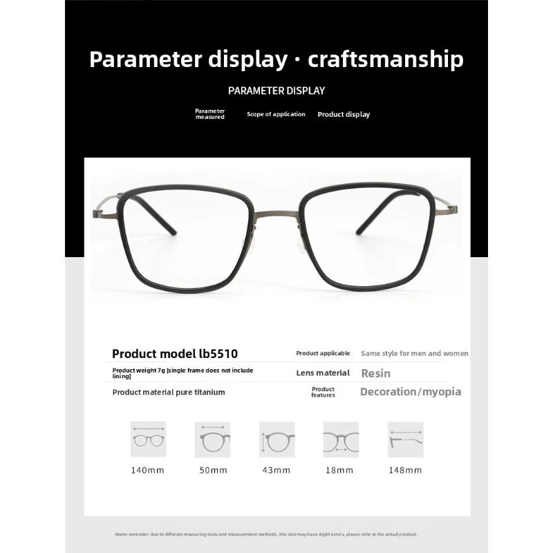 BLMUSA High Quality Pure Titanium Progressive Prescription Glasses Men Ultralight Anti Blue Light Photochromic Myopia Eyeglasses