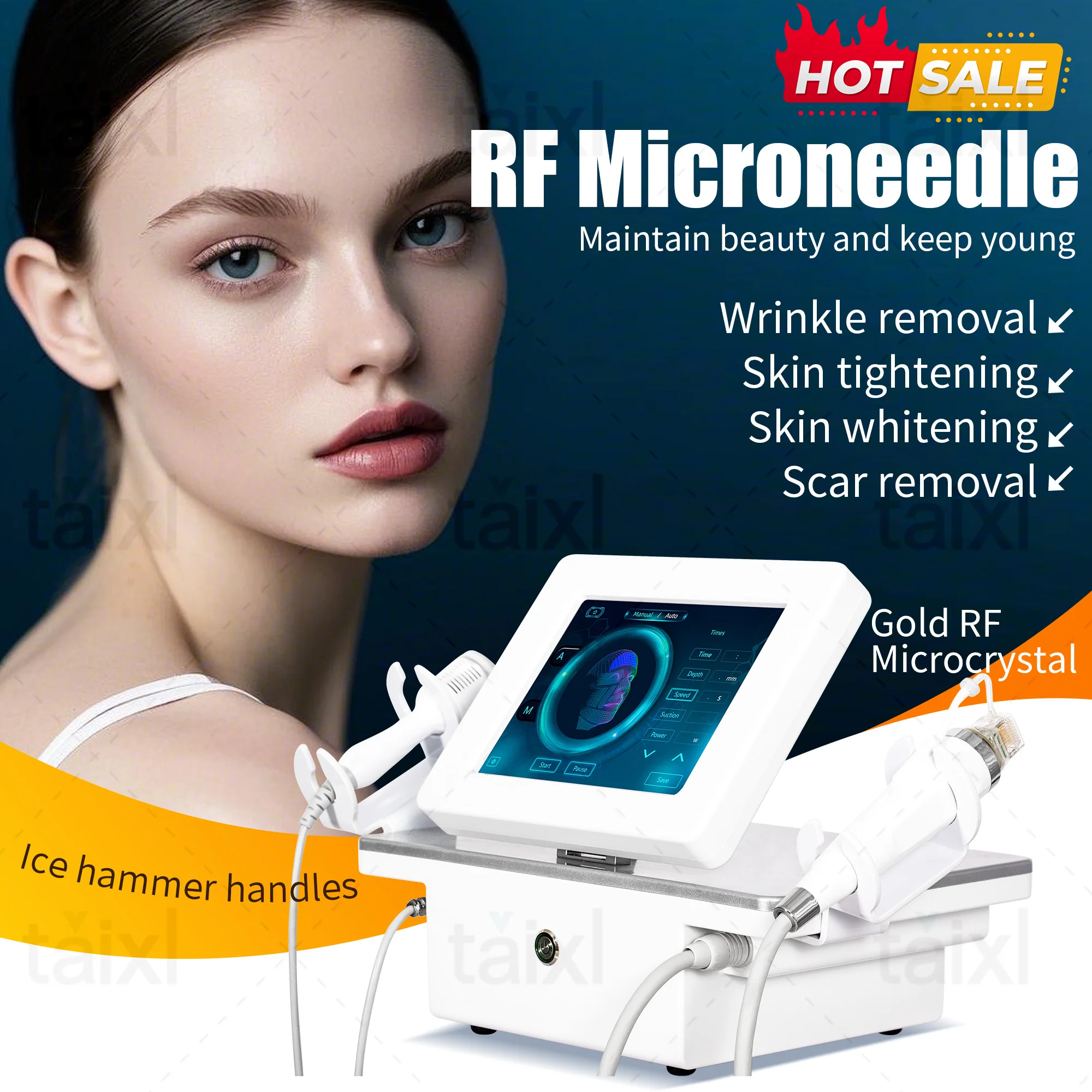 Mesin Microneedling RF Mesin Mikro Jarum RF Fraksional