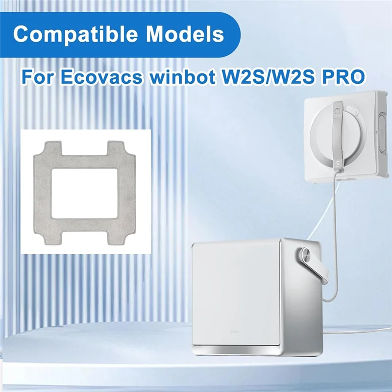 ABRG-ロボット掃除機アクセサリー 9 個窓ぼろ Ecovacs Winbot W2S/W2S プロモップパッド布交換部品