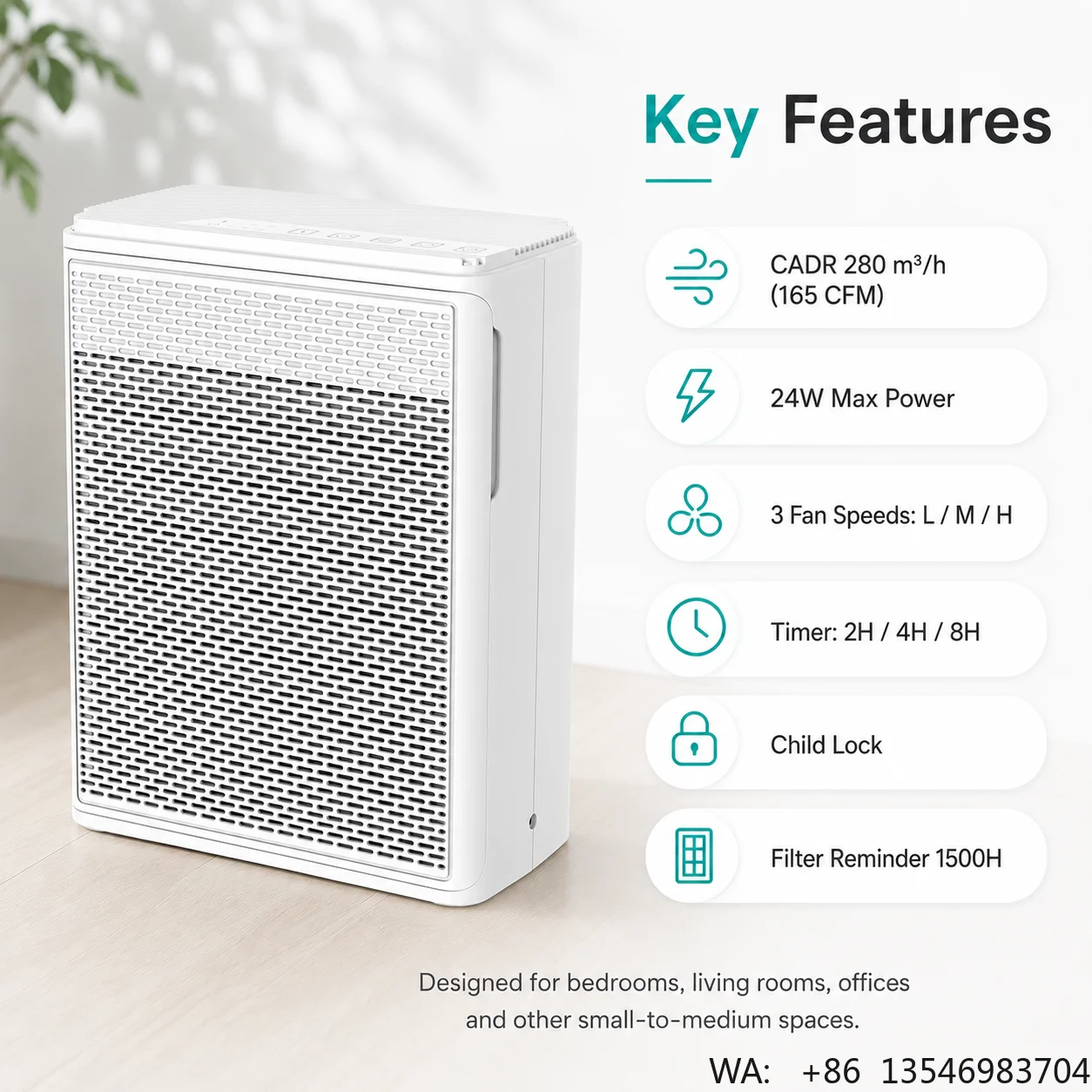 Commercial High End Air Purifi - огляд і ціна Hepa Air Purifier Commercial Large Room