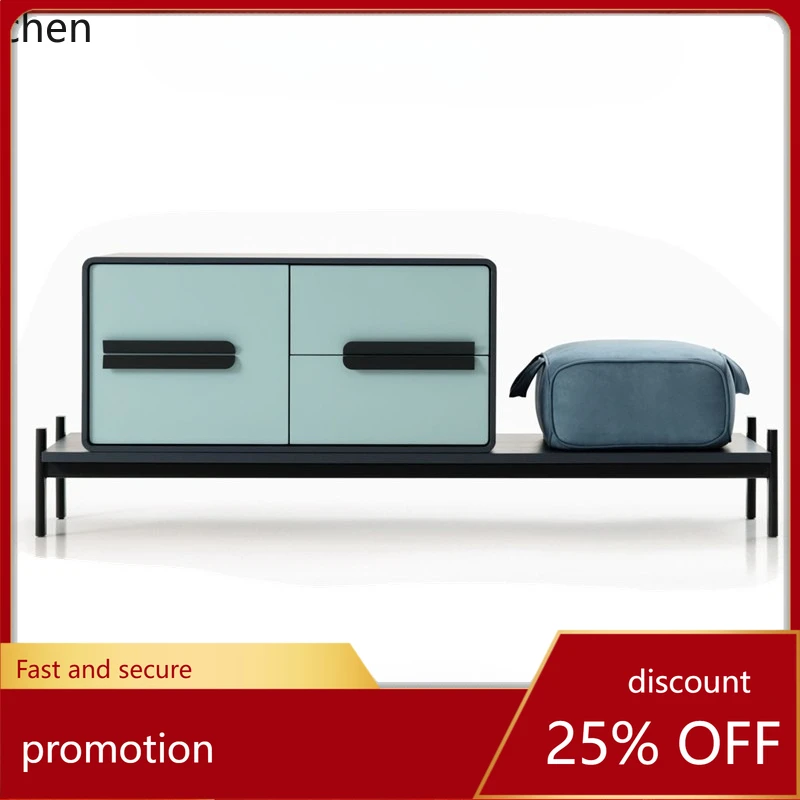 LXC Lacquered Entryway Cabinet Modern Minimalist Sideboard Multifunctional Storage Cabinet Complete Set