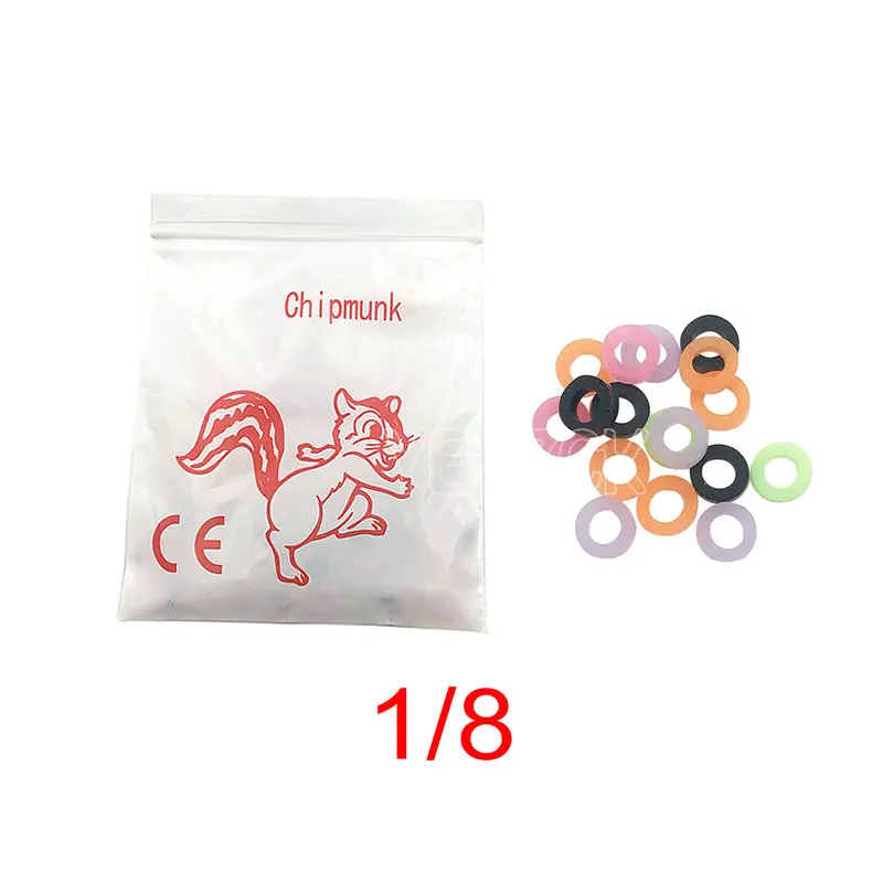 5000pcs/Box Dental Elastics Rubber Bands Zoo Pack Ligature Ties 3.5/ 6.5Oz Orthodontic Materials