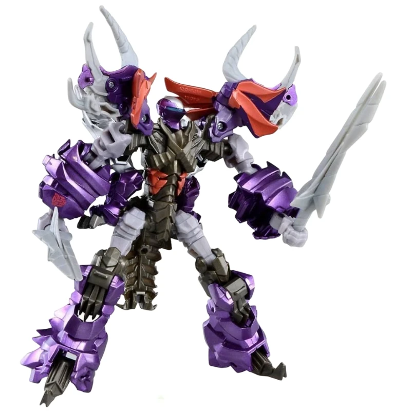 W magazynie Takara Tomy Transformers Movie 4 AOE AD Series AD-07 Iron Slag Figurki akcji Robot Figurki kolekcjonerskie Prezenty