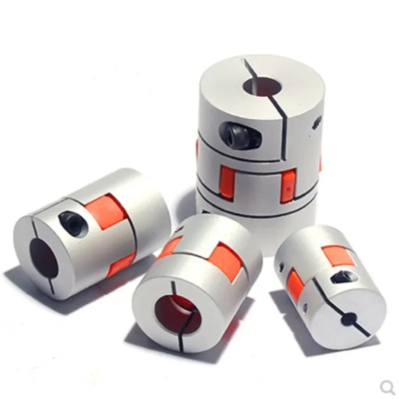 Acopladores de eje de mandíbula de Motor CNC, acoplamiento de eje de ciruela araña Flexible D20 L25 4mm 5mm 6mm 6,35mm 8mm 9mm 10mm, 1 ud.