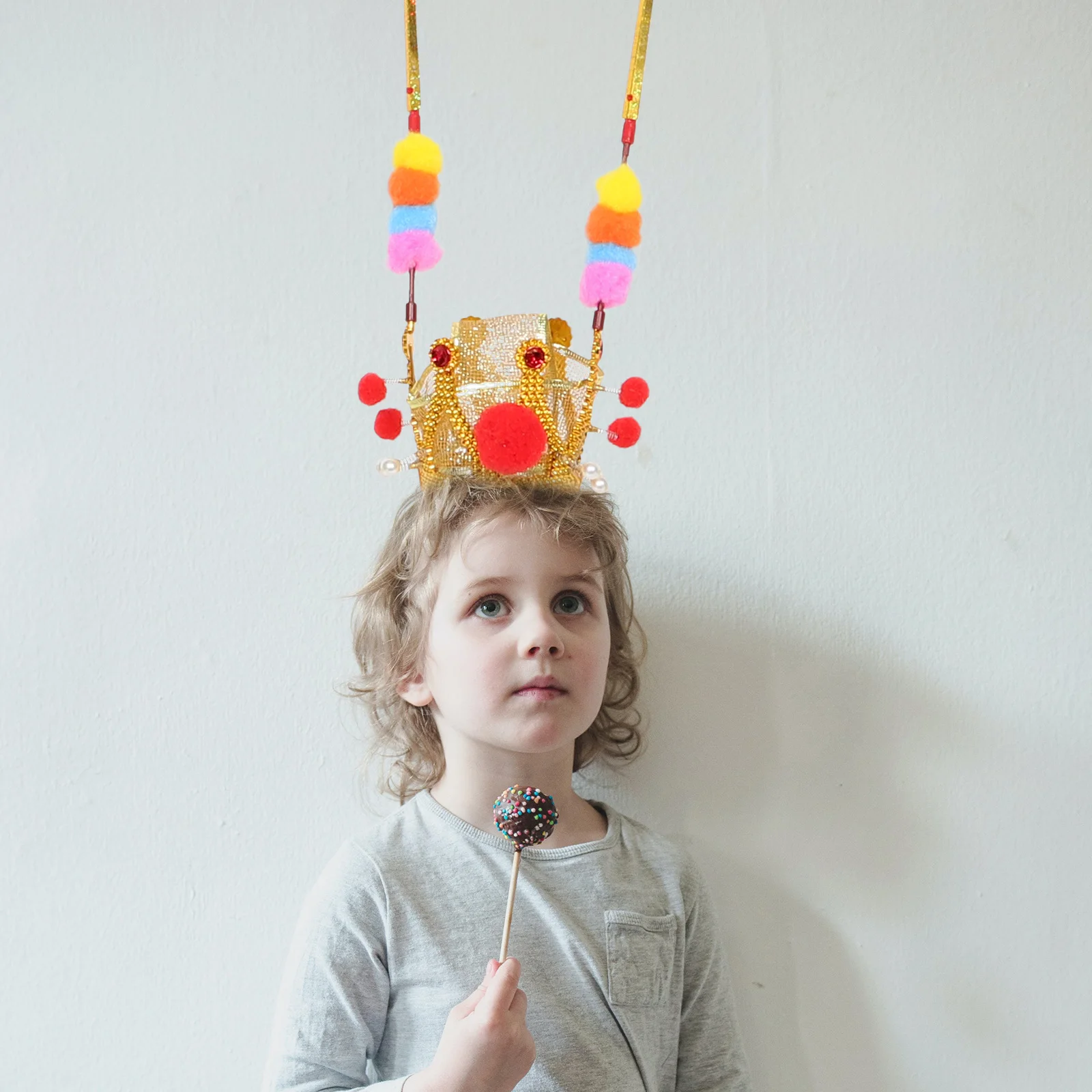 Hoofdtooi Aap Hoofdband Kostuum Hoofddeksel Plastic Cosplay Hoofddeksels Kinderfeestaccessoires Retro Kroonhoed